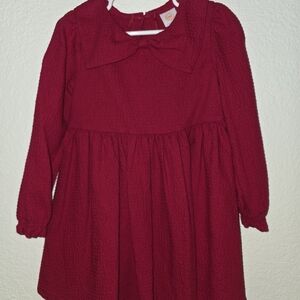 Charming Red Kids Dress